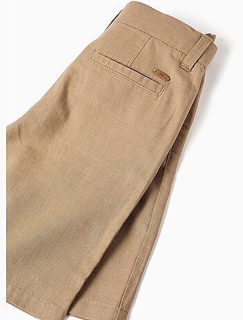 Bermudas chino largos en lino y algodón