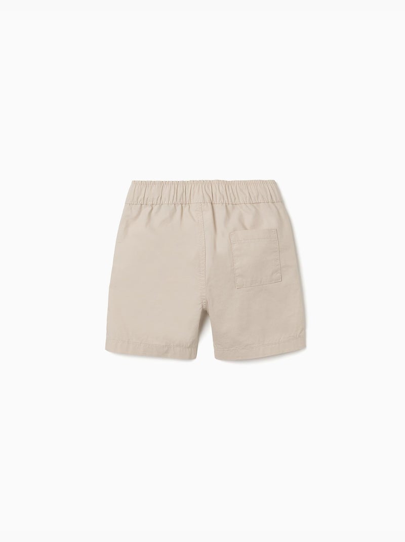 Bermudas chino midi en popelina Beige claro - Kiabi