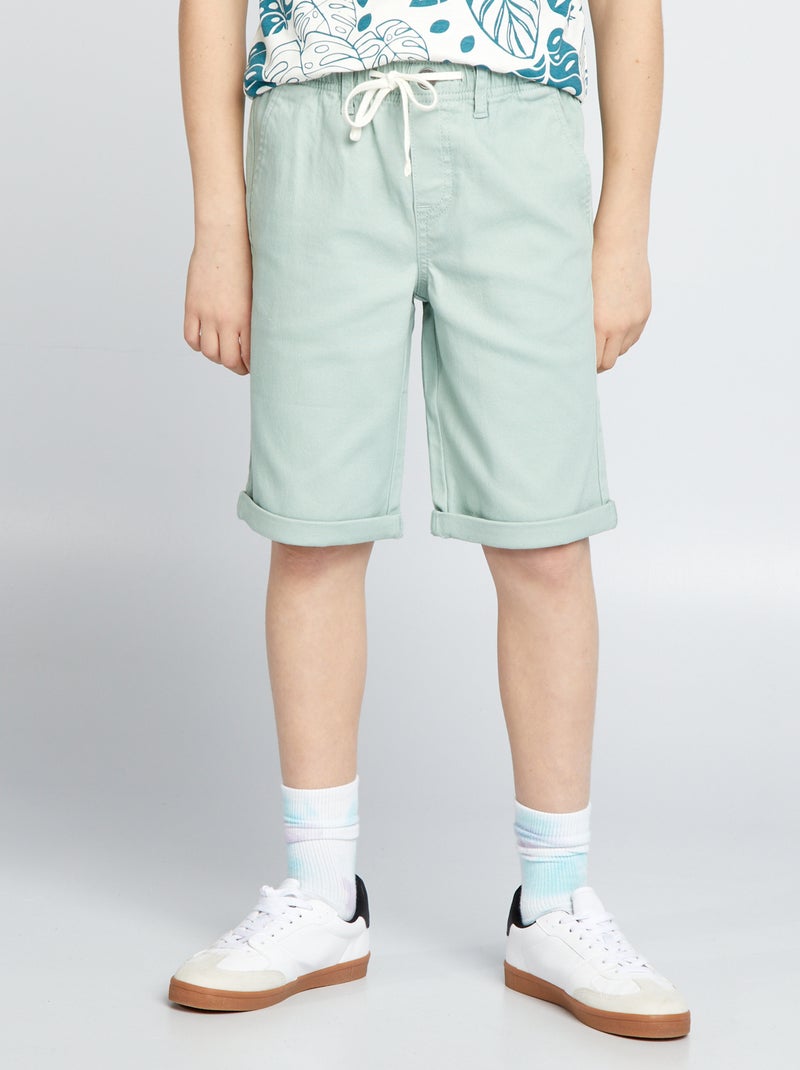 Bermudas coloridas - So Easy VERDE - Kiabi