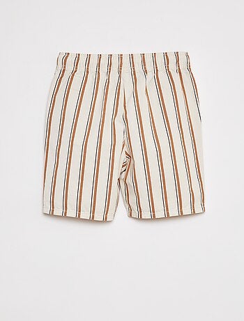Bermudas con cintura elástica