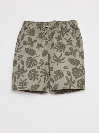 Bermudas con cintura elástica