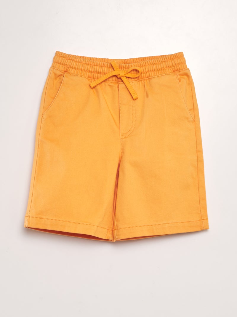 Bermudas Roxy Oceanside Elasticized Mujer Naranjas Short Vaporoso