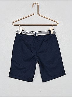 Bermudas con cinturón a juego - Kiabi