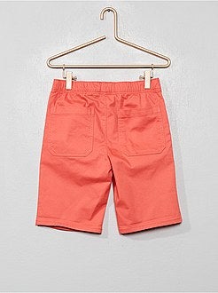Bermudas con cinturón de clip - Kiabi