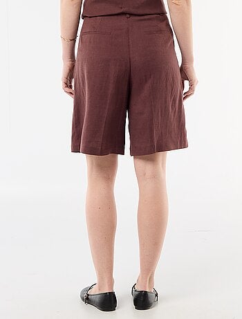 Bermudas con pinzas