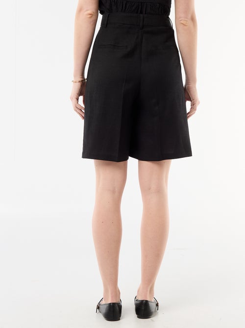 Bermudas con pinzas - Kiabi