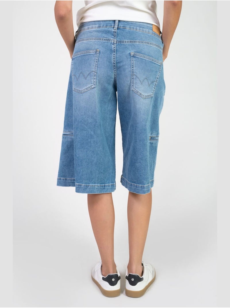 Bermudas cropped jeans LOLO TWI Azul - Kiabi