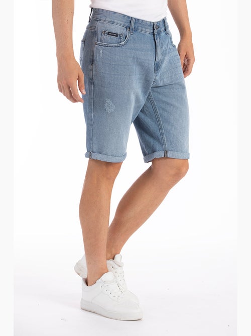 Bermudas de algodón de corte relajado LINUS - Kiabi