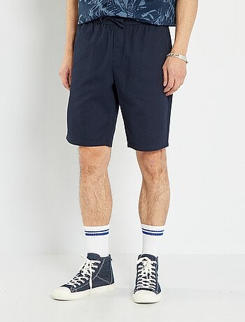 Bermudas de algodón lisas - Kiabi