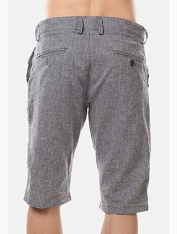 Bermudas de algodón y lino