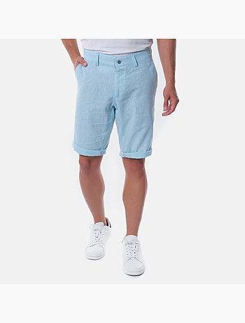 Bermudas de algodón y lino