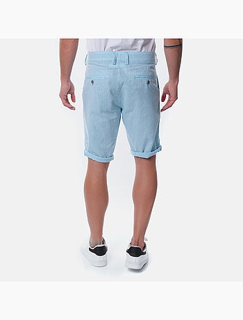 Bermudas de algodón y lino