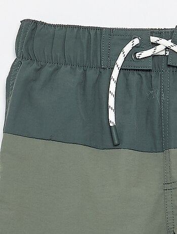 Bermudas de baño largas de rayas