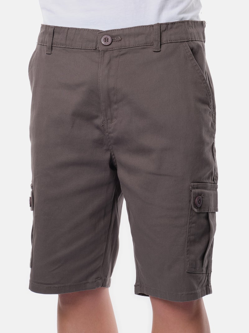 Bermudas de carga Gris - Kiabi