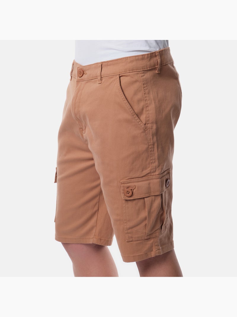 Bermudas de carga Marrón tabaco - Kiabi