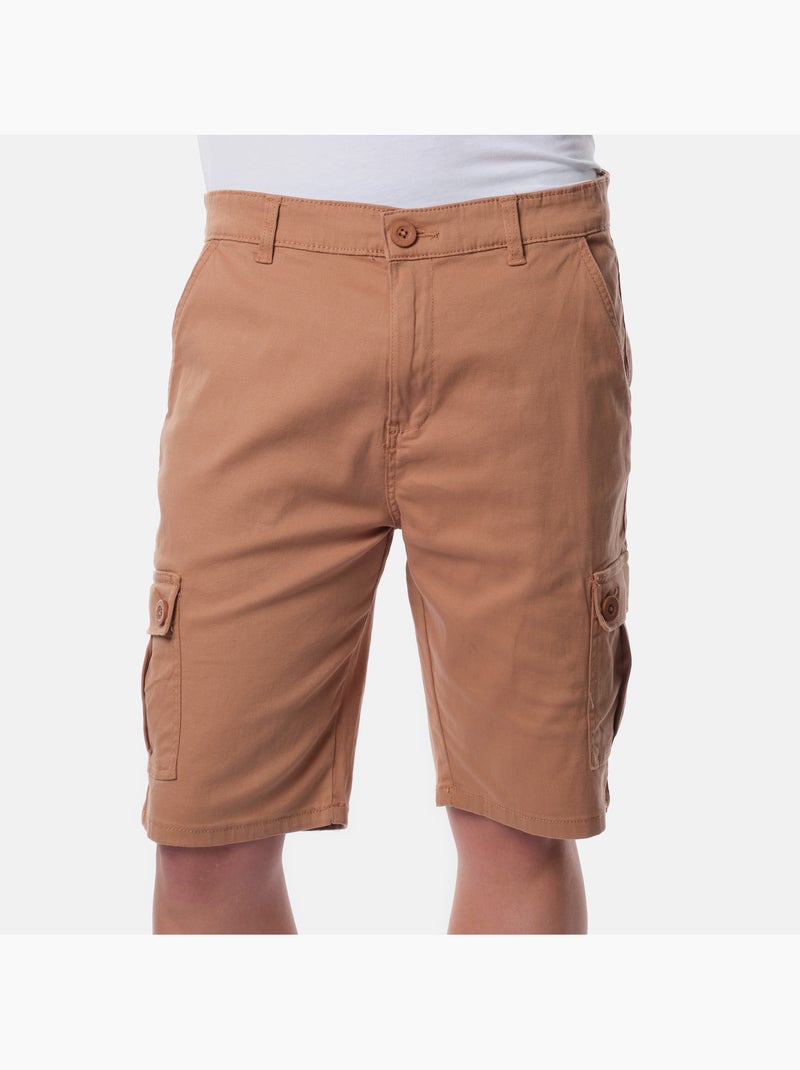 Bermudas de carga Marrón tabaco - Kiabi