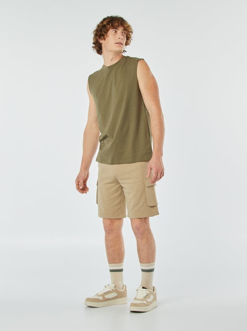 Bermudas de chándal con múltiples bolsillos - Kiabi
