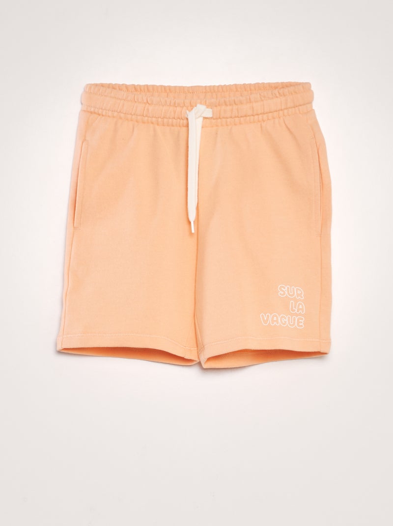 Bermudas de chándal estilo surf NARANJA - Kiabi