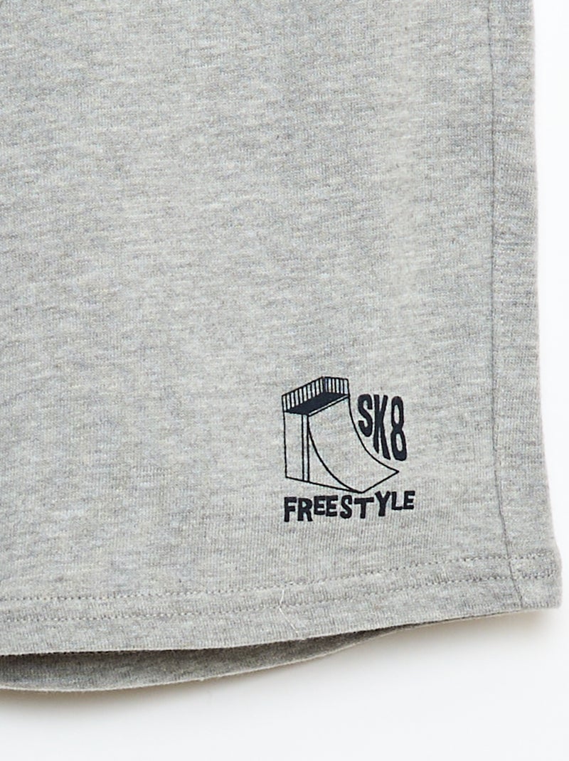 Bermudas de chándal Gris - Kiabi