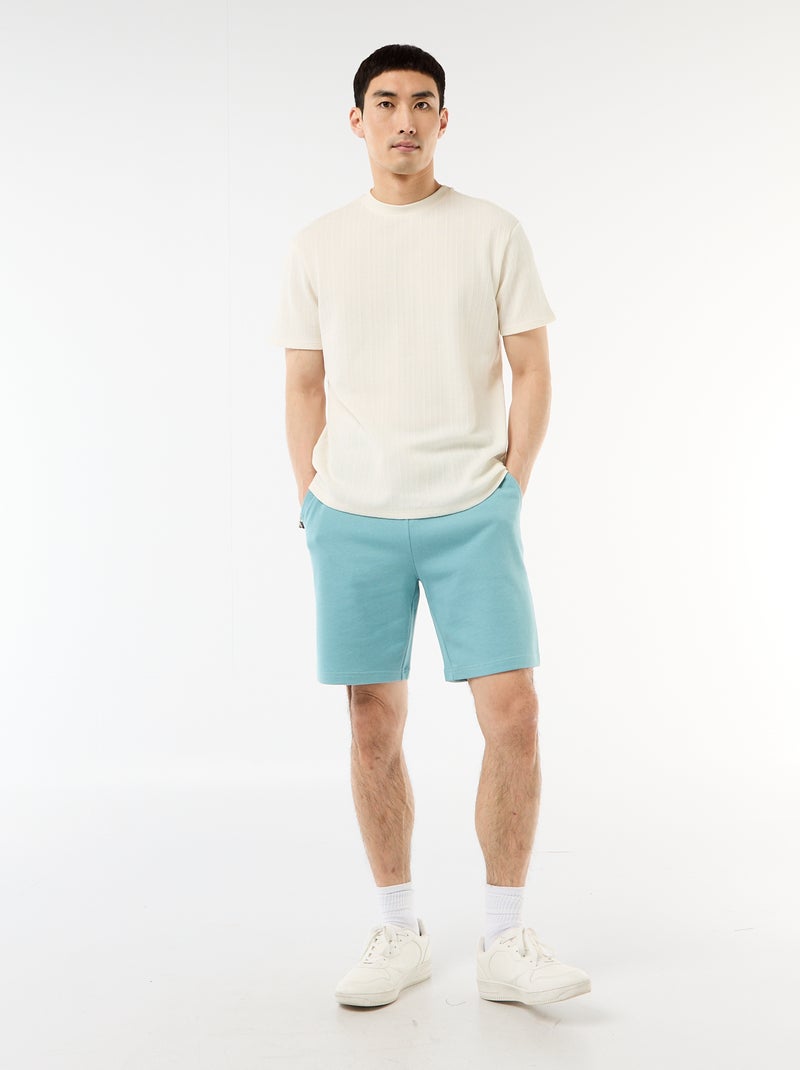 Bermudas de chándal ligeras Azul - Kiabi