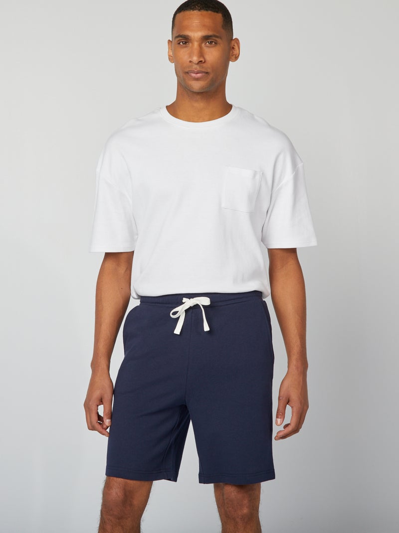 Bermudas de chándal ligeras Azul - Kiabi