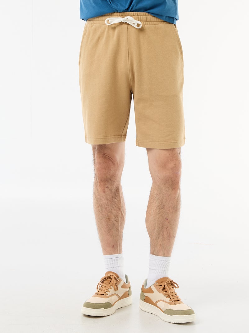 Bermudas de chándal ligeras Beige - Kiabi