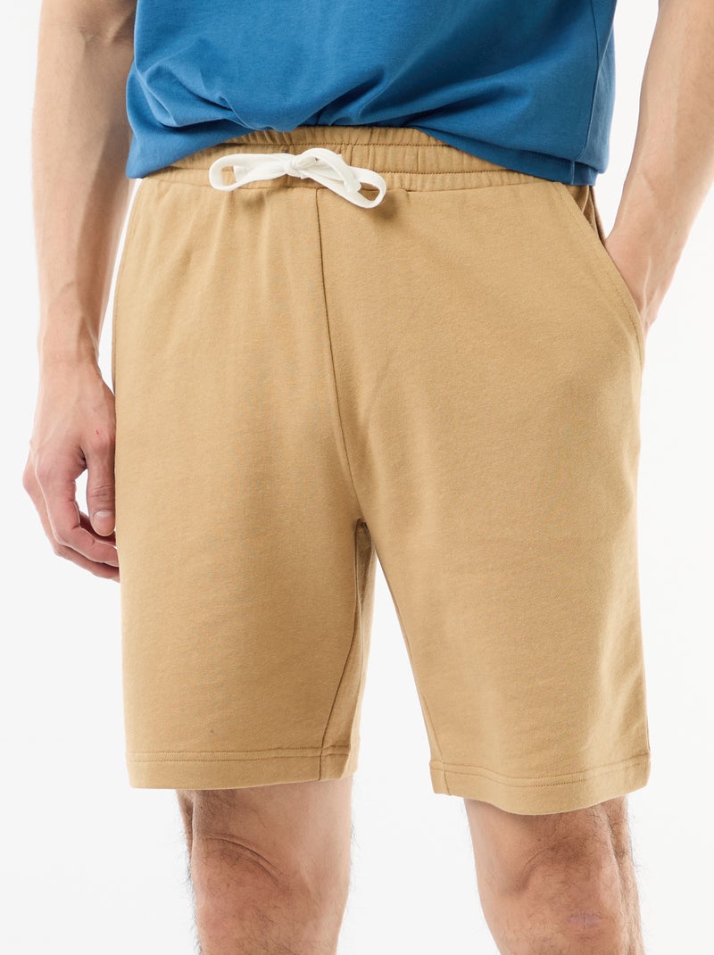 Bermudas de chándal ligeras Beige - Kiabi