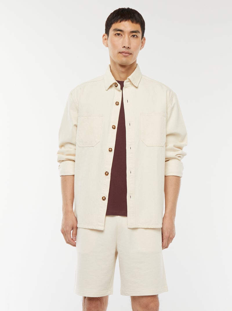 Bermudas de chándal ligeras Blanco - Kiabi