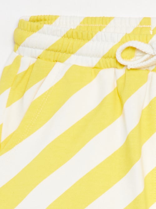 Bermudas de chándal ligeras con motivo - Kiabi