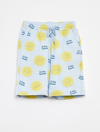 Bermudas de chándal ligeras con motivo