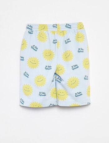 Bermudas de chándal ligeras con motivo