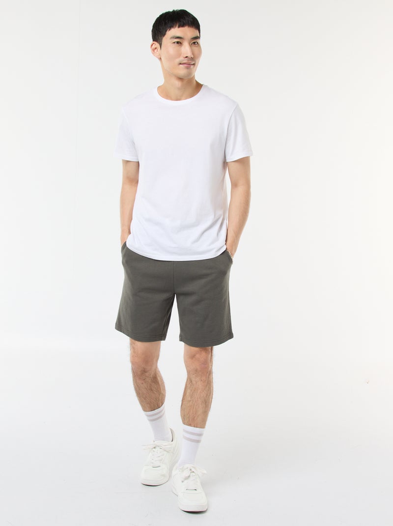 Bermudas de chándal ligeras Kaki - Kiabi