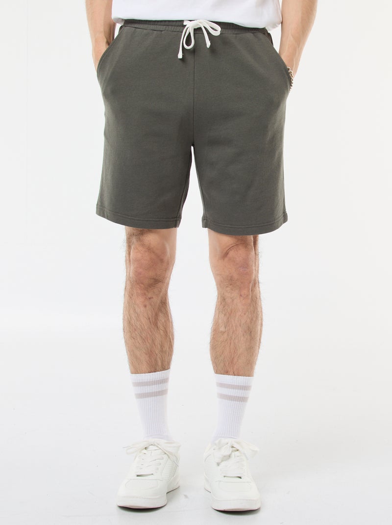 Bermudas de chándal ligeras Kaki - Kiabi