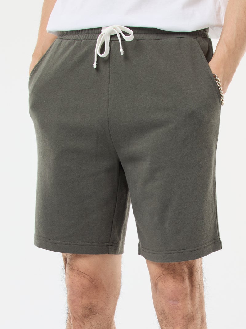 Bermudas de chándal ligeras Kaki - Kiabi