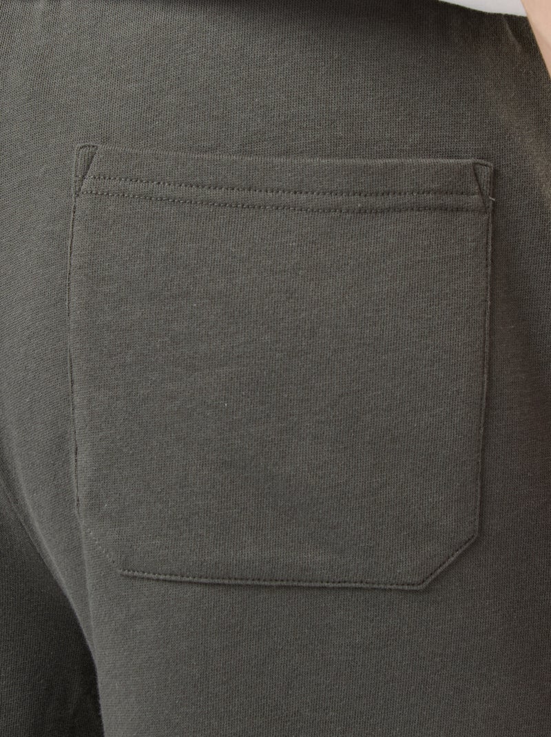 Bermudas de chándal ligeras Kaki - Kiabi