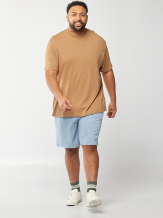 Bermudas de chándal ligeras lisas