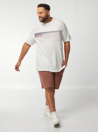 Bermudas de chándal ligeras lisas