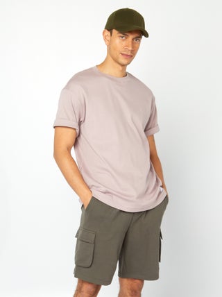 Bermudas de chándal ligeras multibolsillos