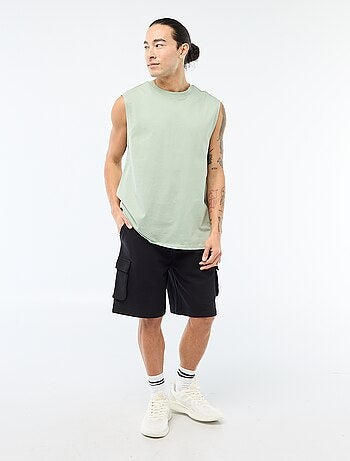 Bermudas de chándal ligeras multibolsillos