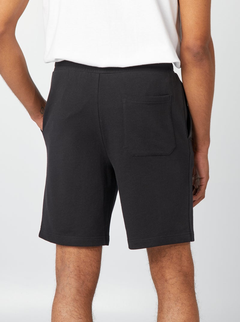Bermudas de chándal ligeras negro - Kiabi
