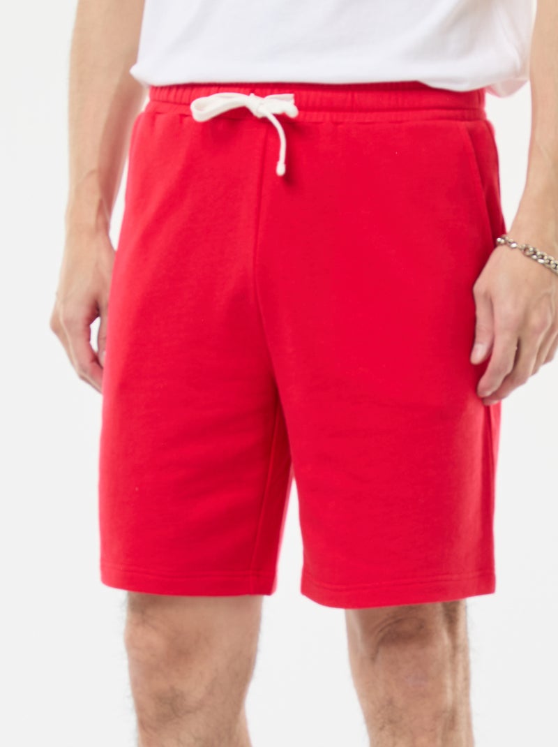 Bermudas de chándal ligeras Rojo - Kiabi