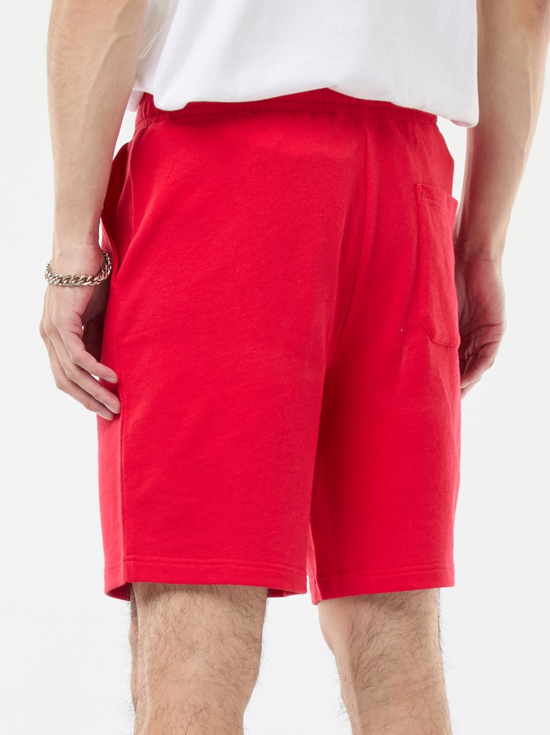 Bermudas de chándal ligeras Rojo - Kiabi