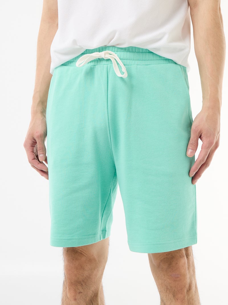Bermudas de chándal ligeras Verde - Kiabi