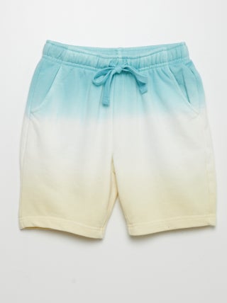 Bermudas de chándal tie-dye
