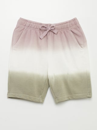 Bermudas de chándal tie-dye