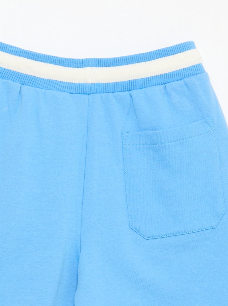 Bermudas de felpa Azul - Kiabi