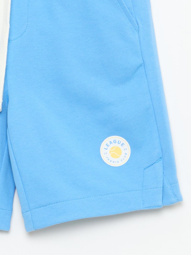 Bermudas de felpa Azul - Kiabi