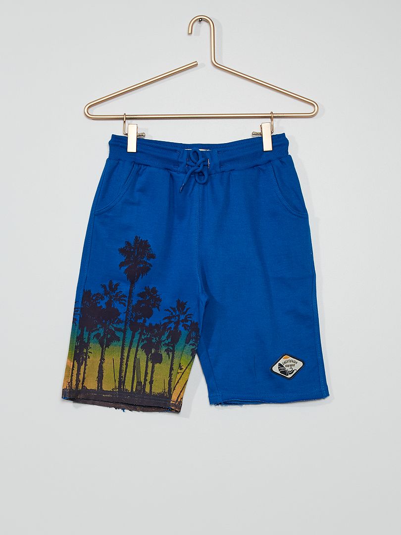 Bermudas de felpa azul Kiabi 10.00