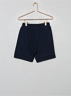 Bermudas de felpa bicolor - Kiabi