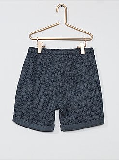 Bermudas de felpa estampadas - Kiabi
